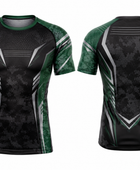Custom Black & Green Combat Jersey – Team Uniform Bulk, Low MOQ, Personalized Name & Number