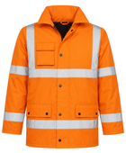 Safety Jacket B2B Low MOQ Construction Workwear Fluorescent Orange
