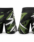 Custom Black & Green Combat Shorts – Team Uniform Bulk, Low MOQ, Personalized Name & Number