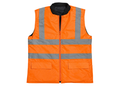 Reversible Bodywarmer B2B Low MOQ Construction Workwear Fluorescent Orange