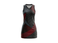 Custom Burgundy & Black Sublimated Basketball Dress