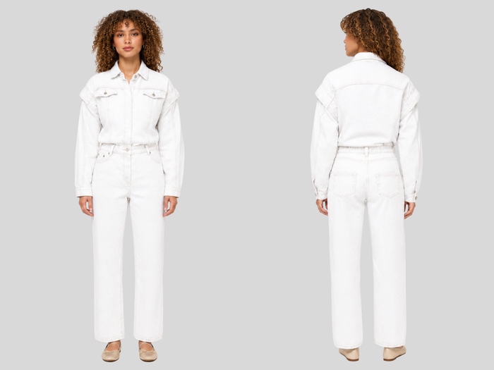 Private Label Denim Jumpsuit