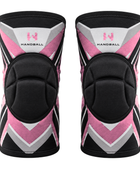 Custom Handball Knee Pads – Black Pink Team Gear for Wholesale Sports Buyers
