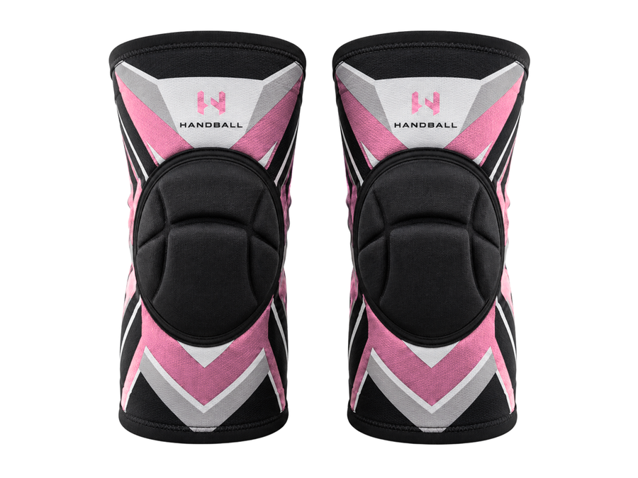 Custom Handball Knee Pads – Black Pink Team Gear for Wholesale Sports Buyers design preview