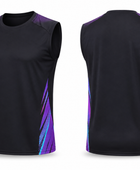 Custom Black Football Practice Jersey – Sleeveless Soccer Training Vest for Clubs