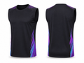 Custom Black Football Practice Jersey – Sleeveless Soccer Training Vest for Clubs