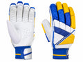 Custom Blue Yellow Cricket Batting Gloves – Wholesale Team Gloves for Clubs