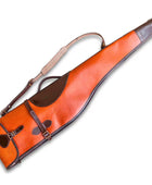 Tan Leather Scope Rifle Case Wholesale | Shearling Lined Hunting Scabbard Manufacturer