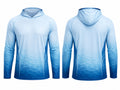 Custom Fishing Jersey – Blue Long-Sleeve Hoodie, Wholesale, Low MOQ, Bulk Sportswear