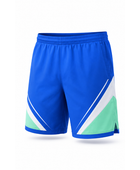 Custom Tennis Shorts – Blue & Aqua Performance Shorts, Wholesale Bulk, Low MOQ, Team Uniform