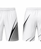 White & Black Pickleball Shorts – Custom Team Sportswear, Wholesale Bulk, Low MOQ