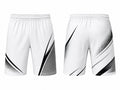 White & Black Pickleball Shorts – Custom Team Sportswear, Wholesale Bulk, Low MOQ
