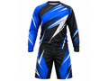 Custom MTB Jersey and Shorts Set | Wholesale Mountain Bike Team Kit | Black Blue White | Apparels Bridge