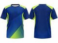 Custom Blue Lime Lacrosse Shooter Shirt – Wholesale Team Training Top