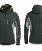 Climbing Softshell Pullover – Custom Dark Green Quarter-Zip Team Jacket