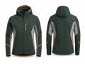 Climbing Softshell Pullover – Custom Dark Green Quarter-Zip Team Jacket