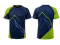 Custom Navy Lime Climbing Competition Team Shirt Wholesale Club Jersey