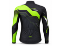 Custom Cycling Jacket | Wholesale Cycling Team Jacket | Black Lime Green | Apparels Bridge