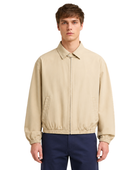 Custom Men’s Cropped Denim Beige Jacket B2B