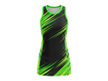 Custom Black & Neon Green Sublimated Basketball Dress