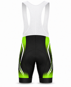 Custom Cycling Bib Shorts | Wholesale Cycling Team Bibs | Black Lime Green | Apparels Bridge