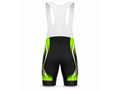 Custom Cycling Bib Shorts | Wholesale Cycling Team Bibs | Black Lime Green | Apparels Bridge