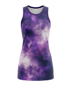 Custom Purple, Lavender & Navy Sublimated Basketball Dress