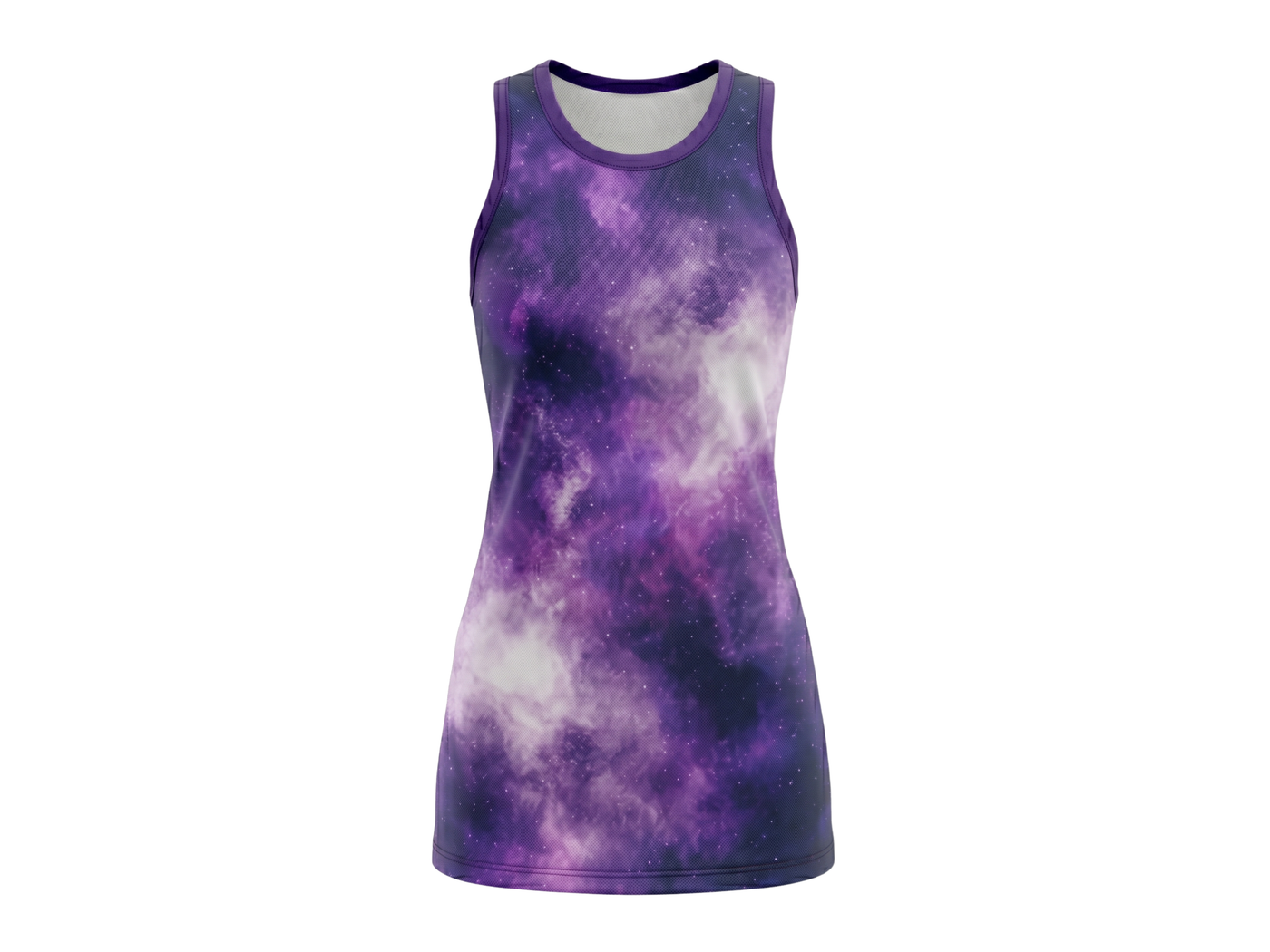 Custom Purple, Lavender & Navy Sublimated Basketball Dress