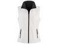 Ladies Soft Shell Body Warmer – White and Black | B2B Low MOQ Manufacturer