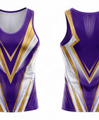 Purple & Gold Wrestling Singlet – Custom Team Uniform, Performance Sportswear, Wholesale Bulk