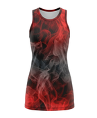 Custom Red, Black & Gray  Sublimated Basketball Dress