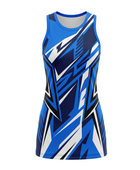 Royal Blue, Navy & White Custom Sublimated Basketball Dress