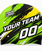 Custom Swim Cap – Green Yellow Wholesale Swim Team Cap