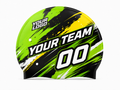 Custom Swim Cap – Green Yellow Wholesale Swim Team Cap