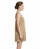 Wholesale Champagne Silk Sleeveless Short Nightgown, Custom Sleepwear Manufacturer for Private Label Boutique Brands