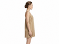 Wholesale Champagne Silk Sleeveless Short Nightgown, Custom Sleepwear Manufacturer for Private Label Boutique Brands