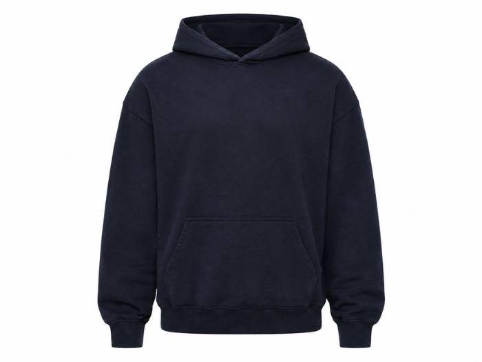 Custom Winter DTG Charcoal Grey Oversized Hoodie B2B