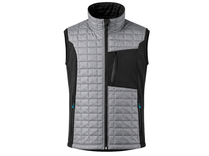 Workwear Thermal Gilet – Light Grey | B2B Low MOQ Industrial Workwear Manufacturer front design preview