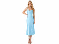 Wholesale Light Blue Satin Prom Dress, Custom Spaghetti Strap Formal Gown Manufacturer for Private Label Boutiques