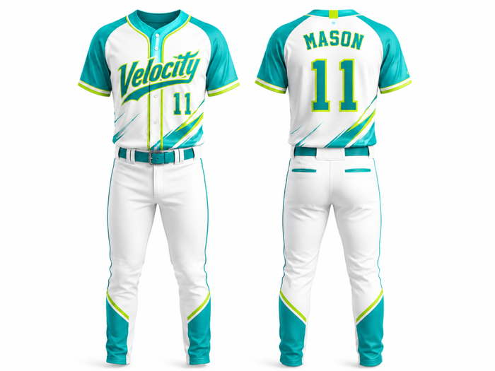 FULL BASEBALL UNIFORM SET
