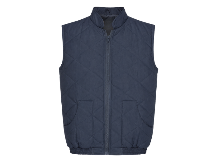 Workwear Body Warmer Navy | B2B Low MOQ Workwear Manufacturer front design preview