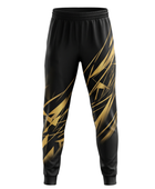 Black & Gold Custom Basketball Sublimated Bottoms