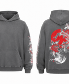 Custom Winter DTG Oversized Charcoal Grey Hoodie B2B
