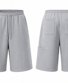 Custom Winter Grey Baggy Sweat Wear Shorts B2B