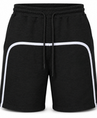 Custom Winter Men’s Black Athletic Sweat Shorts B2B