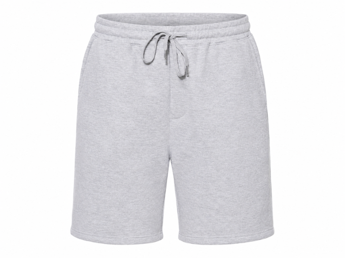 Custom Women’s Winter Fleece Sweat Light Grey Shorts B2B