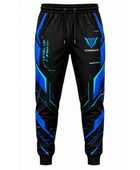 Custom Esports Jogger Pants | Wholesale Gaming Team Joggers | Black Blue Teal | Apparels Bridge