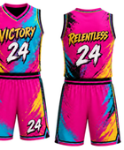 Multicolor Basketball sublimated Uniform – Wholesale Bulk Team Kit, Low MOQ, B2B Performance Apparel