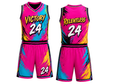 Multicolor Basketball sublimated Uniform – Wholesale Bulk Team Kit, Low MOQ, B2B Performance Apparel