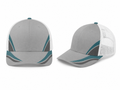 Custom Grey Teal Disc Golf Trucker Cap – Wholesale Team Headwear